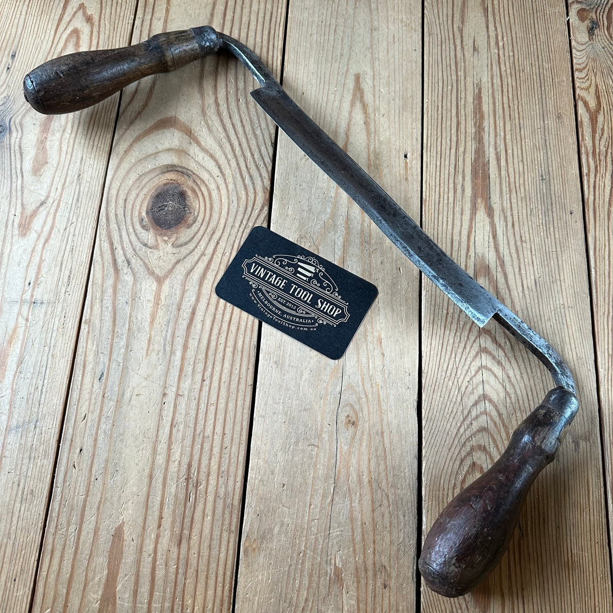 H2564 Vintage 8” New Haven Edge Tool Co USA DRAWKNIFE draw knife