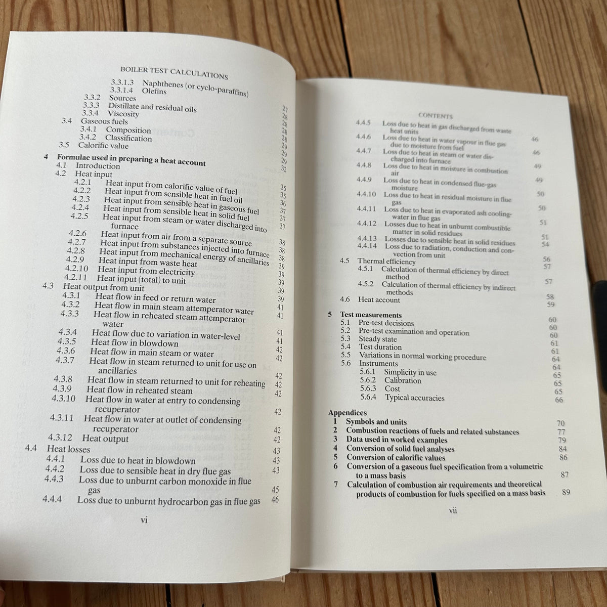 XBN166 Vintage BOOK BOILER TEST CALCULATIONS by J.Senior