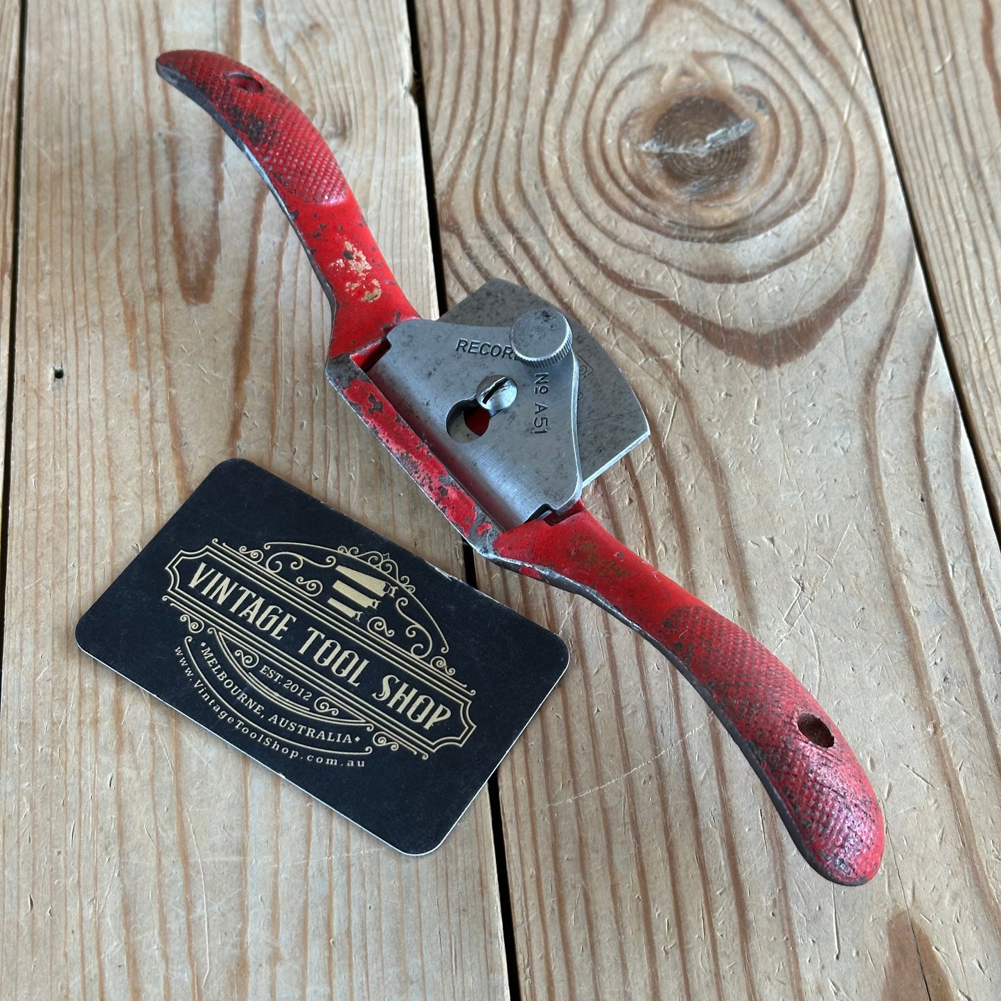 D1826 Vintage RECORD No.A51 Malleable Iron CONVEX SPOKESHAVE spoke shave