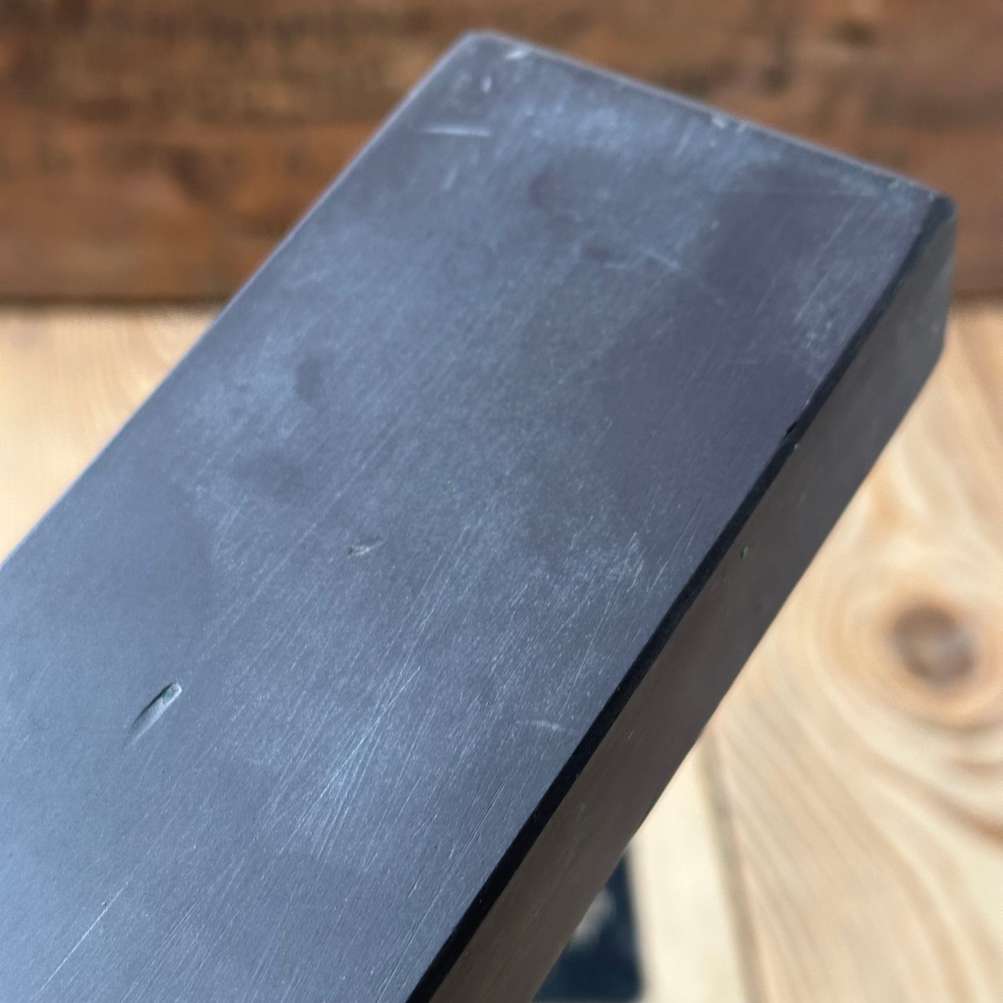 A382 MASSIVE! Vintage extra wide FRENCH LA LUNE natural sharpening water STONE