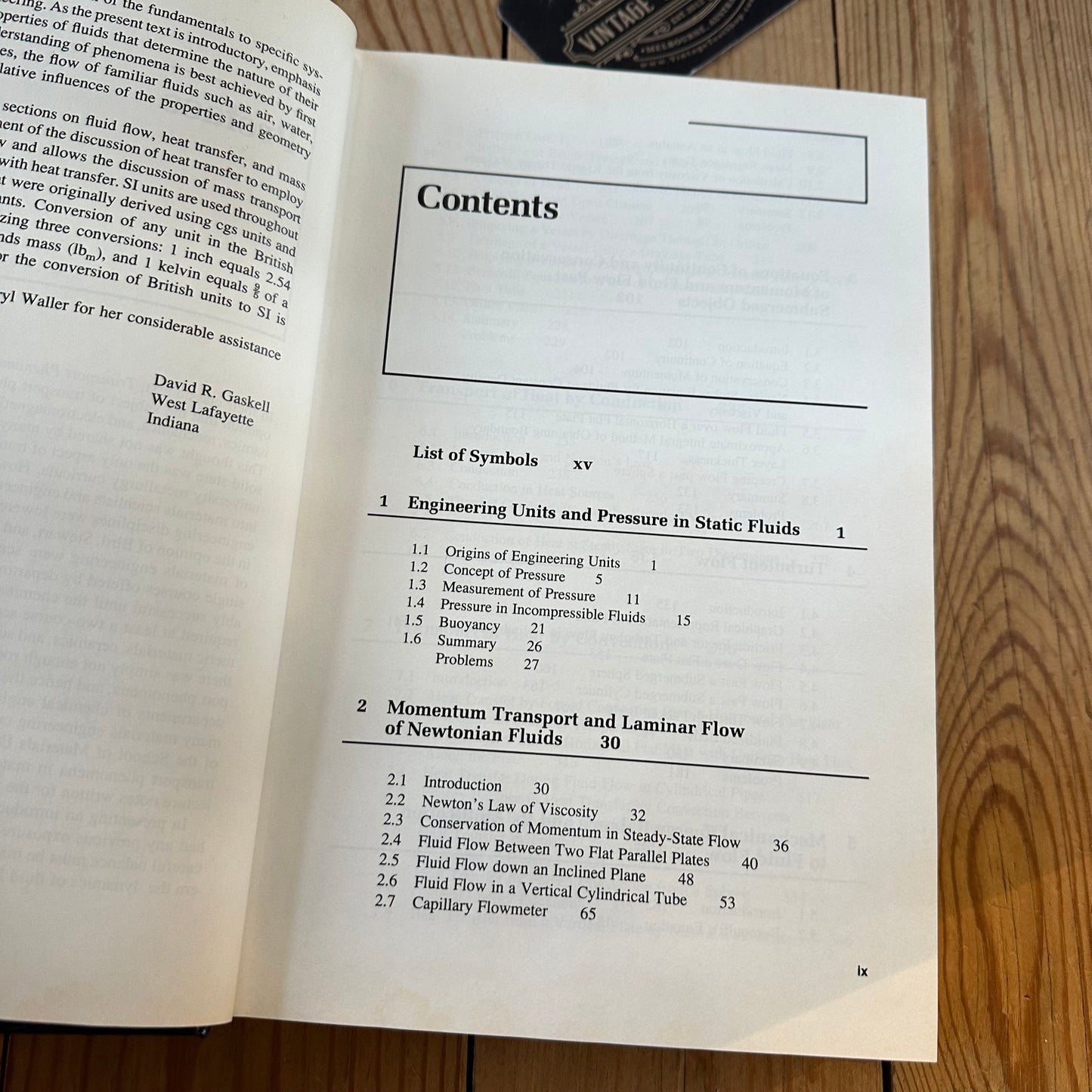 XBN79 Vintage 1992 BOOK An Introduction to TRANSPORT PHENOMENA in MATERIALS ENGINEERING by D.R.Gaskell