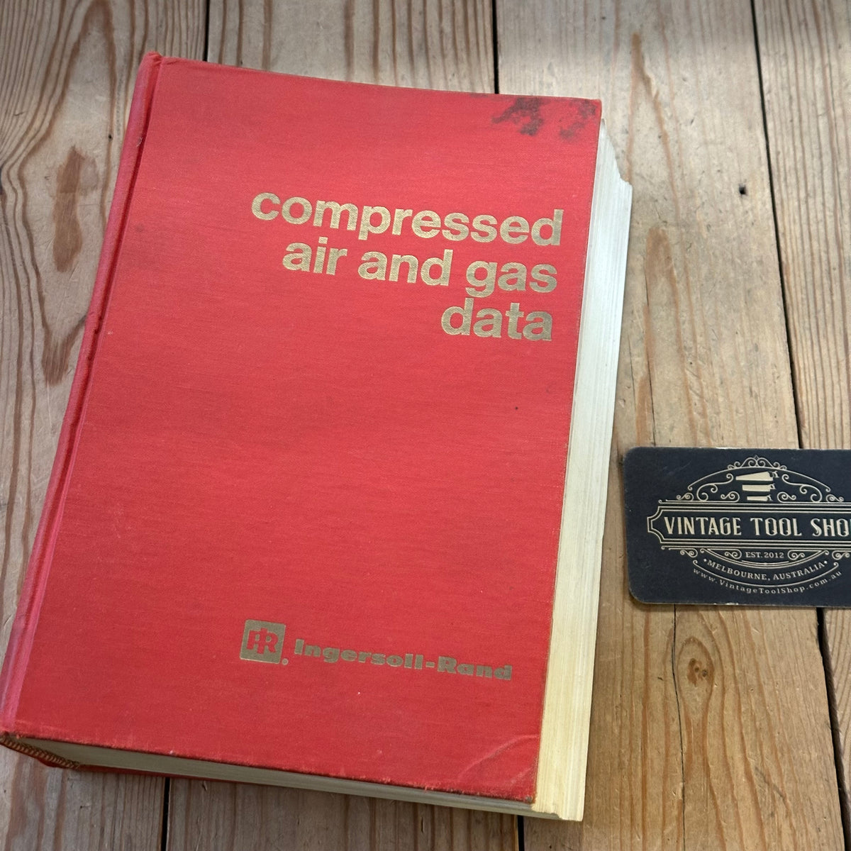 XBN68 Vintage BOOK COMPRESSED AIR and GAS Data by C.W.Gibbs