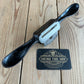 P27 Vintage STANLEY No:62 Pat 1876 DUPLEX SPOKESHAVE Spoke Shave