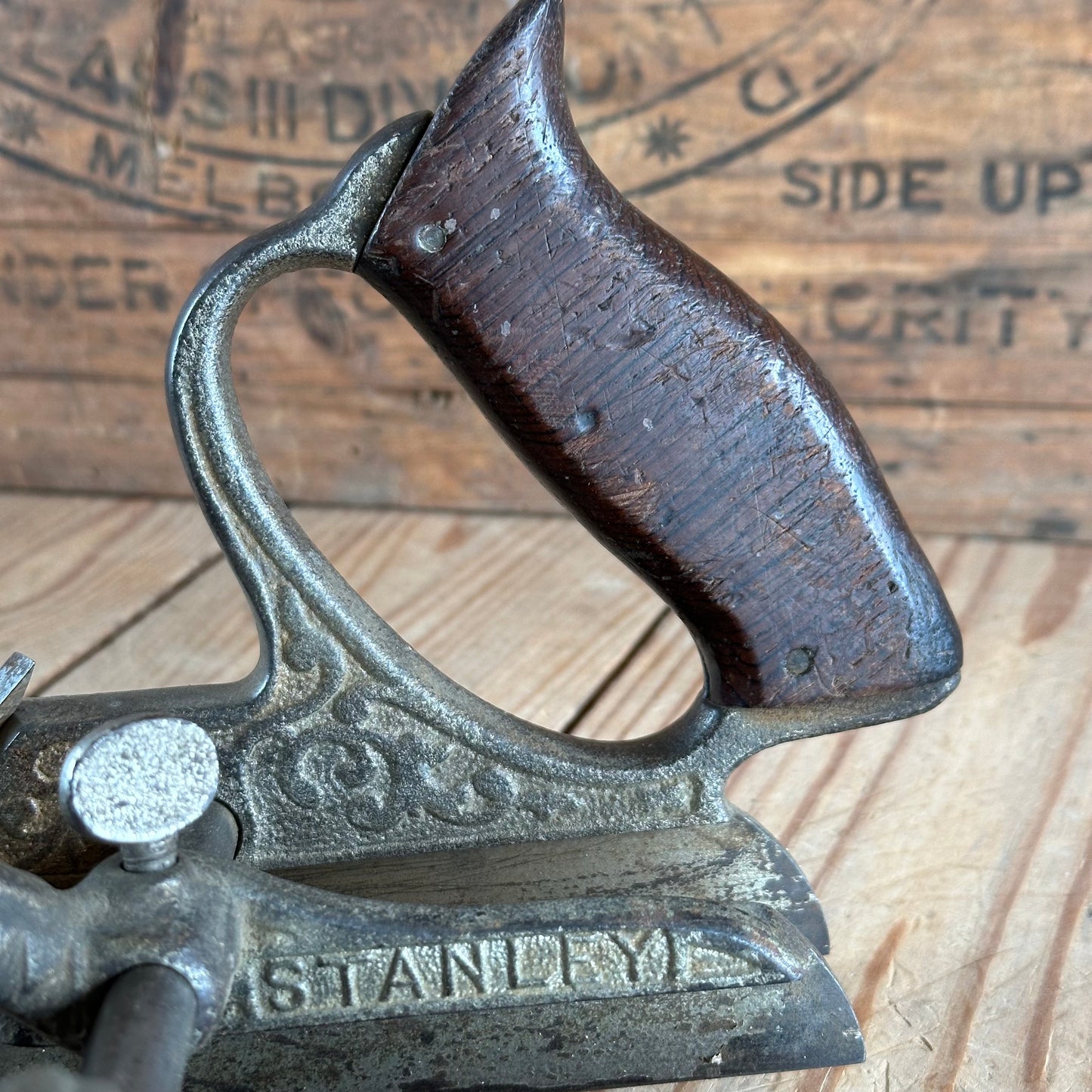 N1297 Antique STANLEY USA No.46 Combination PLANE with 10x SKEW cutters