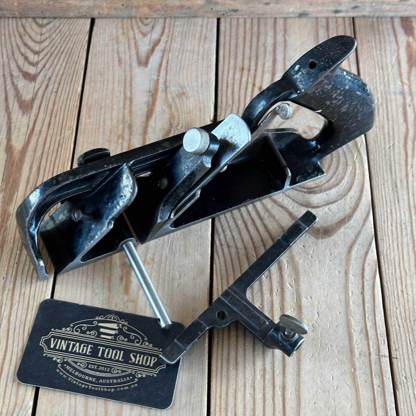 N606 Vintage STANLEY Canada SWEETHEART No.78 Duplex RABBET rebate plane