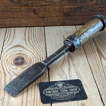 D1881 ANCIENT! Large antique 30mm EUROPEAN Carving CHISEL