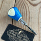 TR133 Repurposed Blue /white “10” POOL BALL awl by Tony Ralph