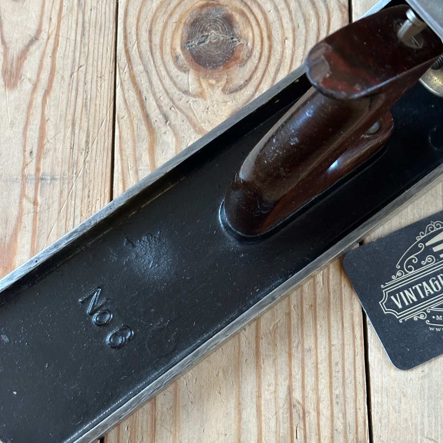 H2486 TIDY! Vintage STANLEY England No.6 jack PLANE IOB
