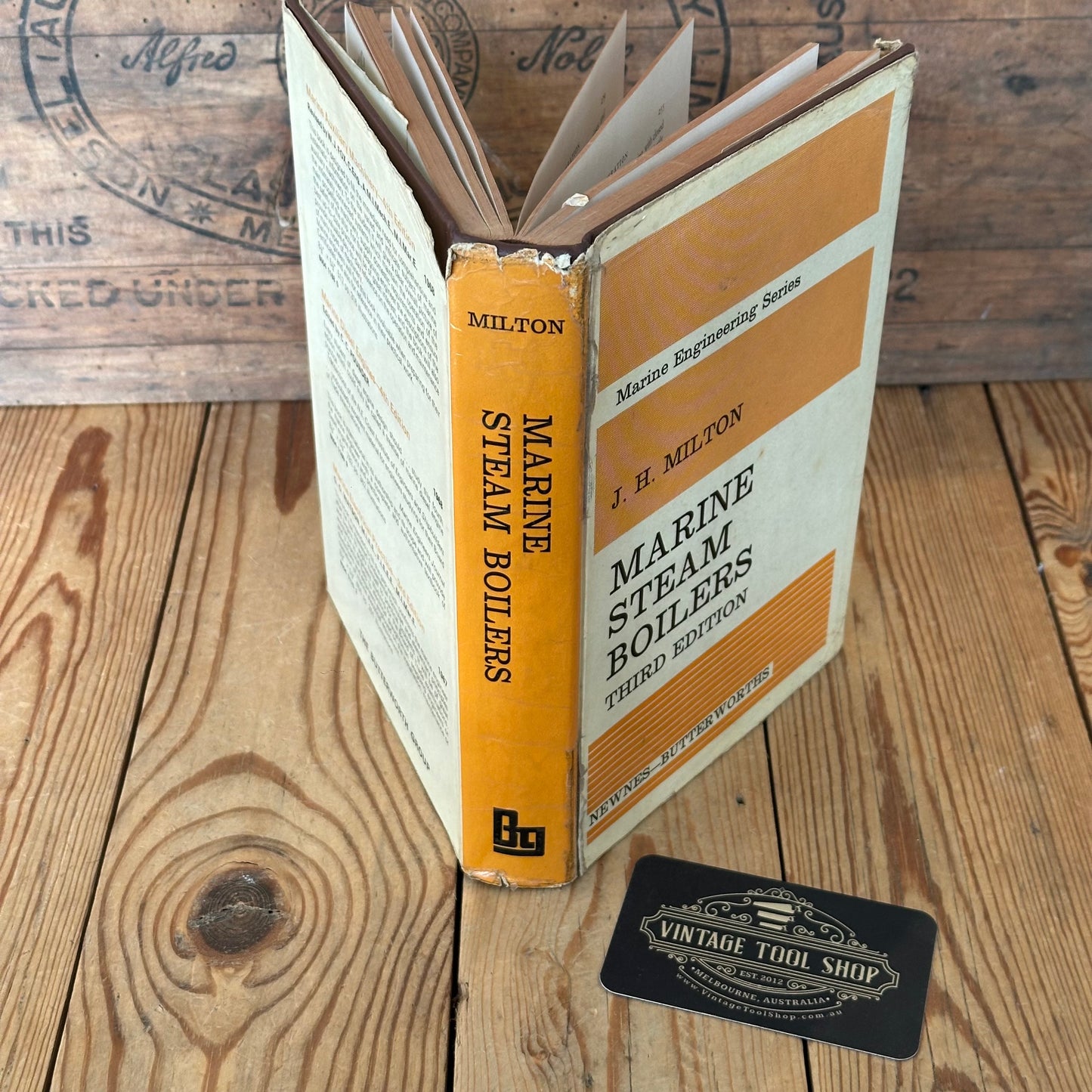 XBN35 Vintage 1970 Marine Steam Boilers 3rd edition BOOK by J.H.Milton