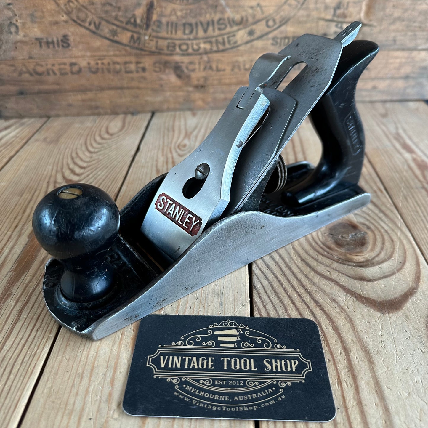 N537 Vintage Late Model STANLEY England No.4 PLANE