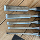 H1311 Vintage 5 x STANLEY bevel CHISELS