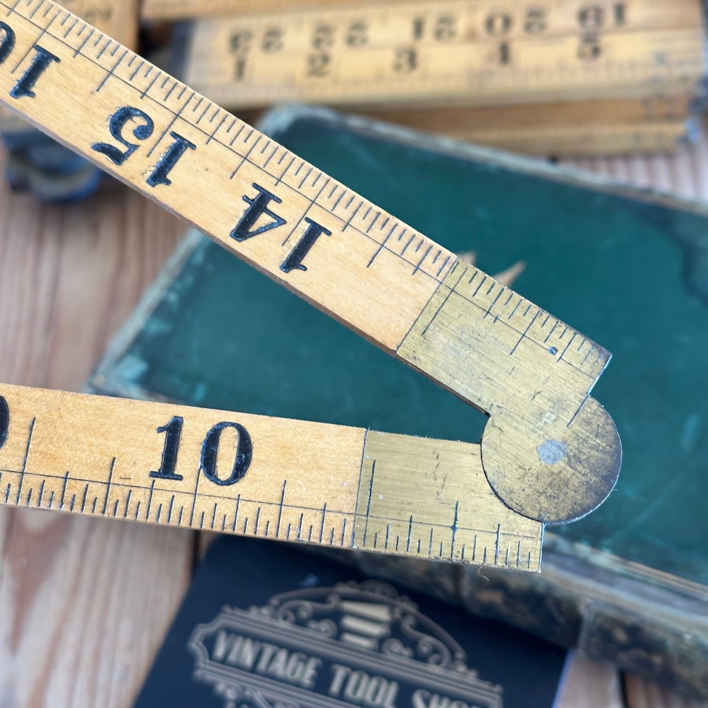 D1995 NEW! 1 x Vintage unused SMALLWOOD England No.454 BOXWOOD Imperial 24” RULER