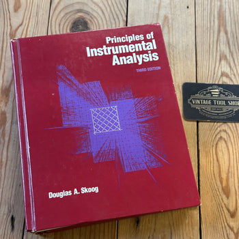 XBN83 Vintage BOOK Principles of INSTRUMENTAL ANALYSIS by D.A.Skoog