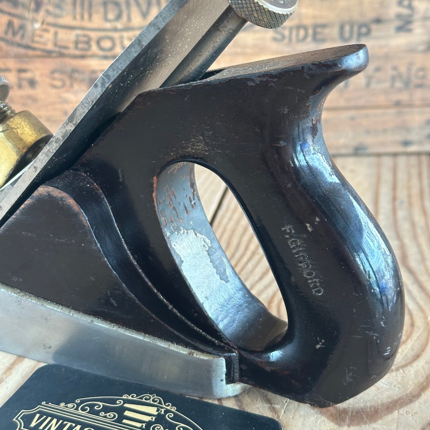 N1631 NICE! Vintage NORRIS A5 London Infill Smoothing PLANE