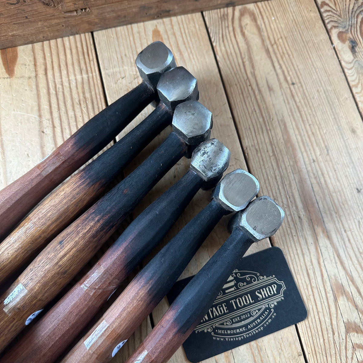 JMB Blacksmith made SMALL HAND FORGED 1045 steel DOUBLE FACE HAMMERS. Made by Jacob Marcus BONESAW lot2