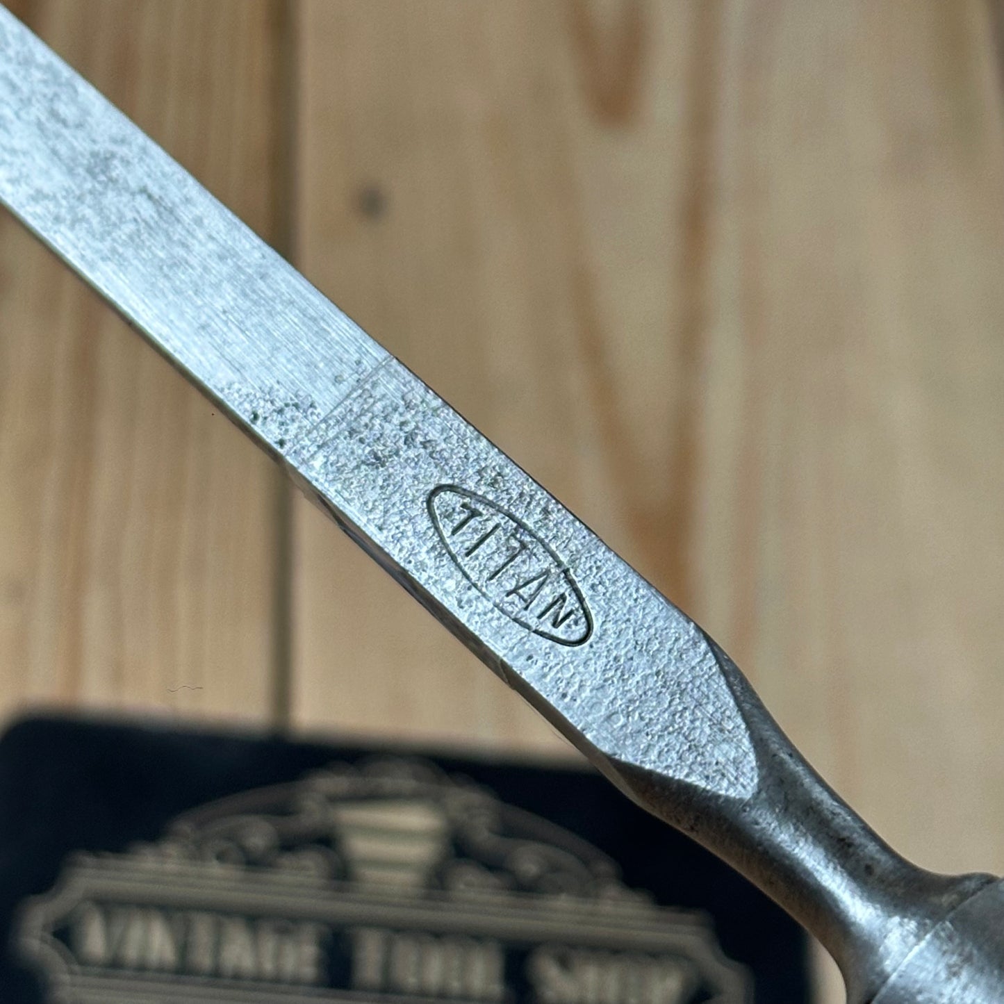 H2393 Tidy! Vintage TITAN Australia Model 131 9mm 3/8” FIRMER CHISEL 1950s
