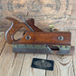 T8552 UNIQUE! Antique USER MADE Mahogany PLOUGH PLANE