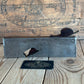 N1923 Antique SPIERS Scotland 3/4” 19mm wide Iron & MAHOGANY INFILL Shoulder PLANE