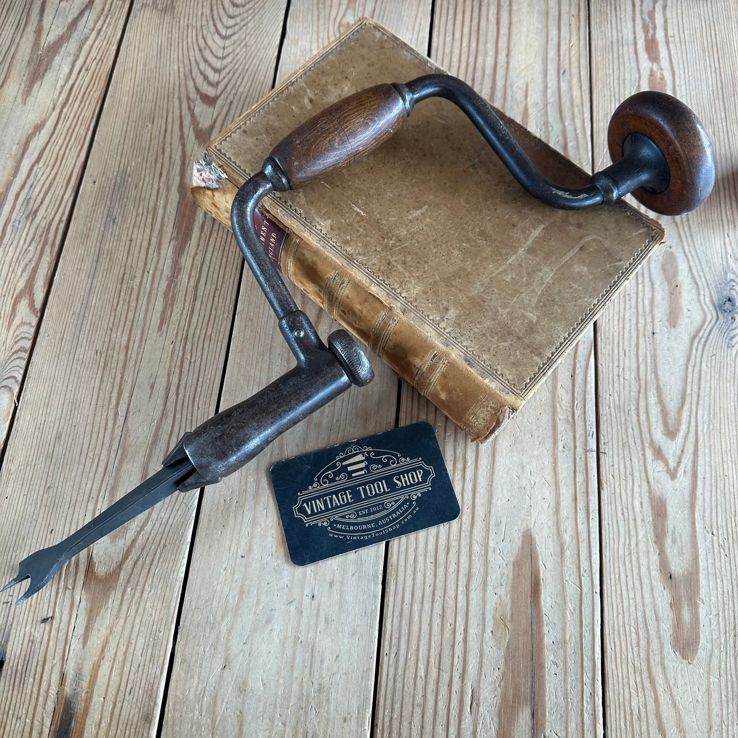 T4567 UNUSUAL! Vintage PATENTED BRACE DRILL