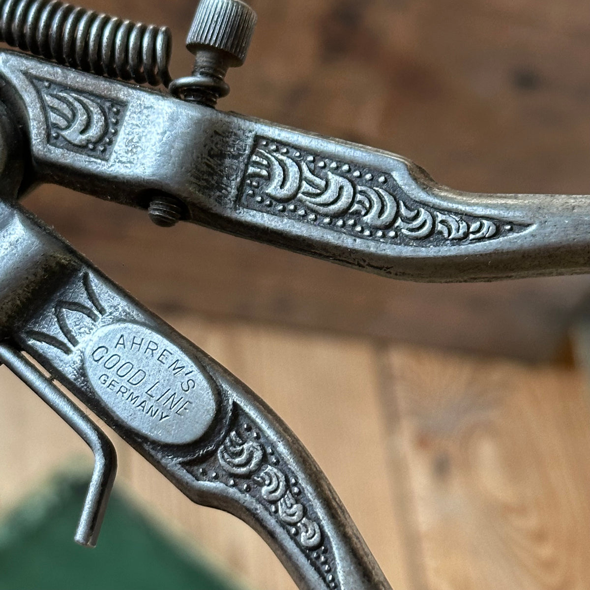 N544 Vintage AHREM’S GOODLINE Germany ORNATE SAW SET Pliers