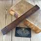 G85 Vintage PRESTON England WALNUT & BRASS LEVEL