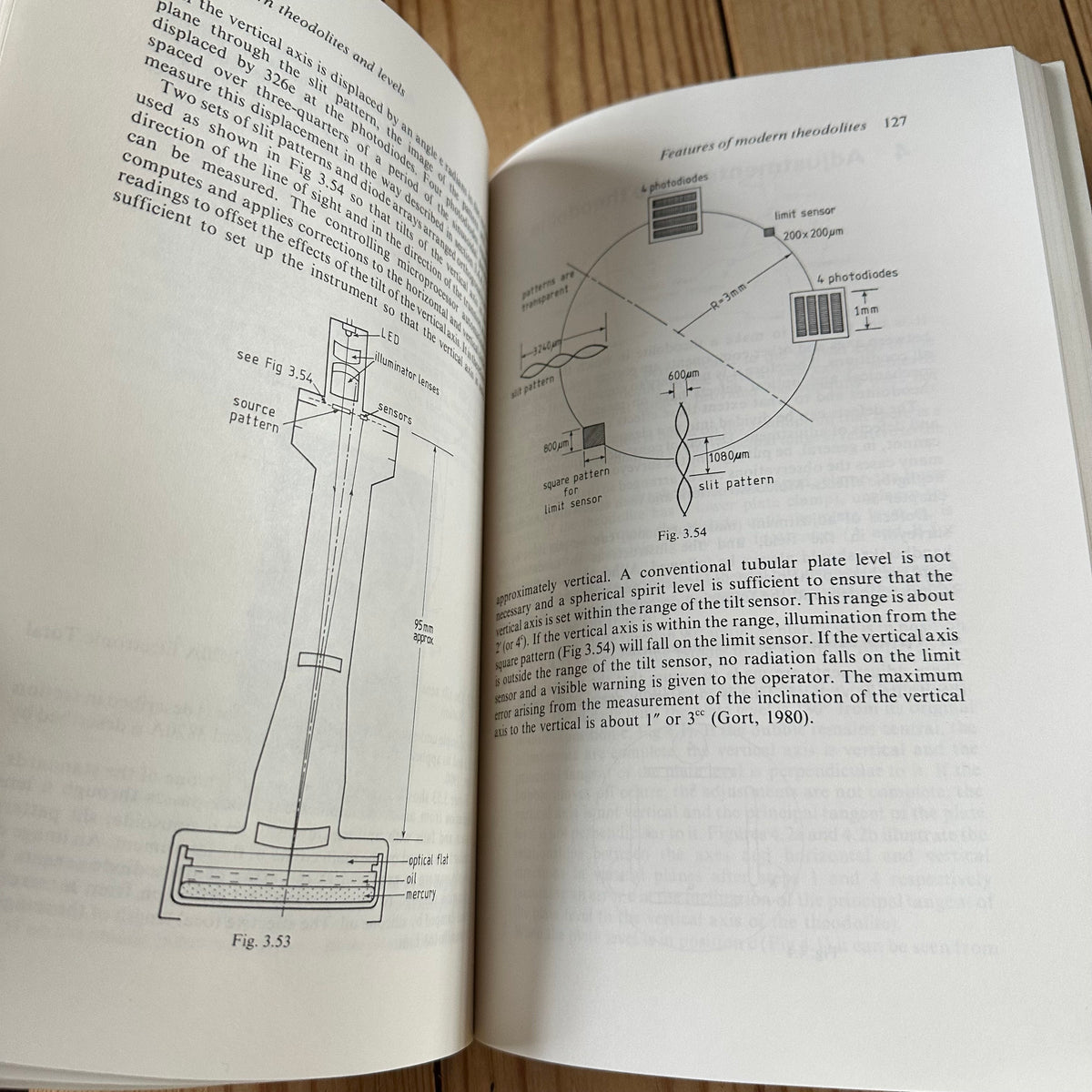 XBN195 Vintage 1987 BOOK MODERN THEODOLITES & LEVELS 2nd edition by M.A.R.Cooper