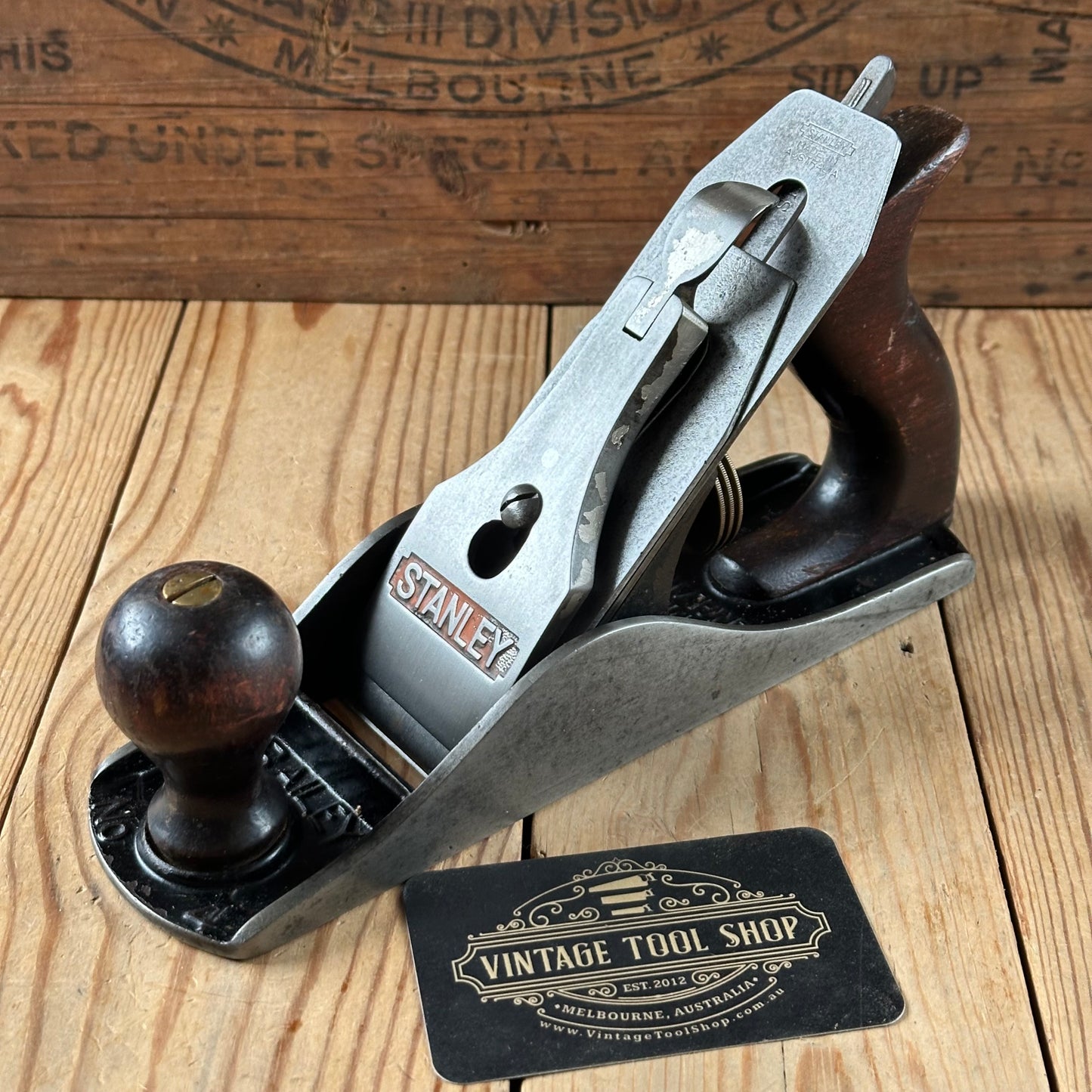 N1826 Vintage STANLEY ENGLAND No.4 PLANE