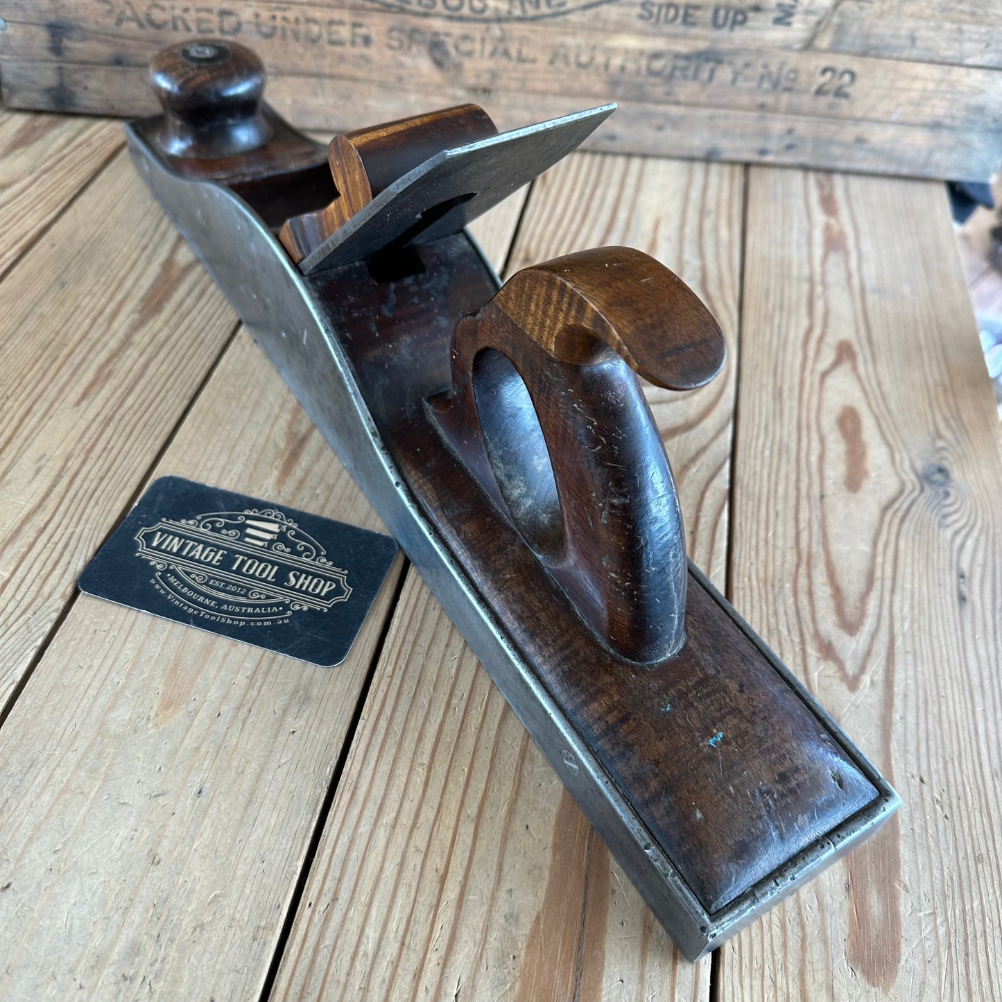 H1735 Vintage COOL & UNIQUE! Highly Figured Tasmanian Blackwood INFILL PANEL plane