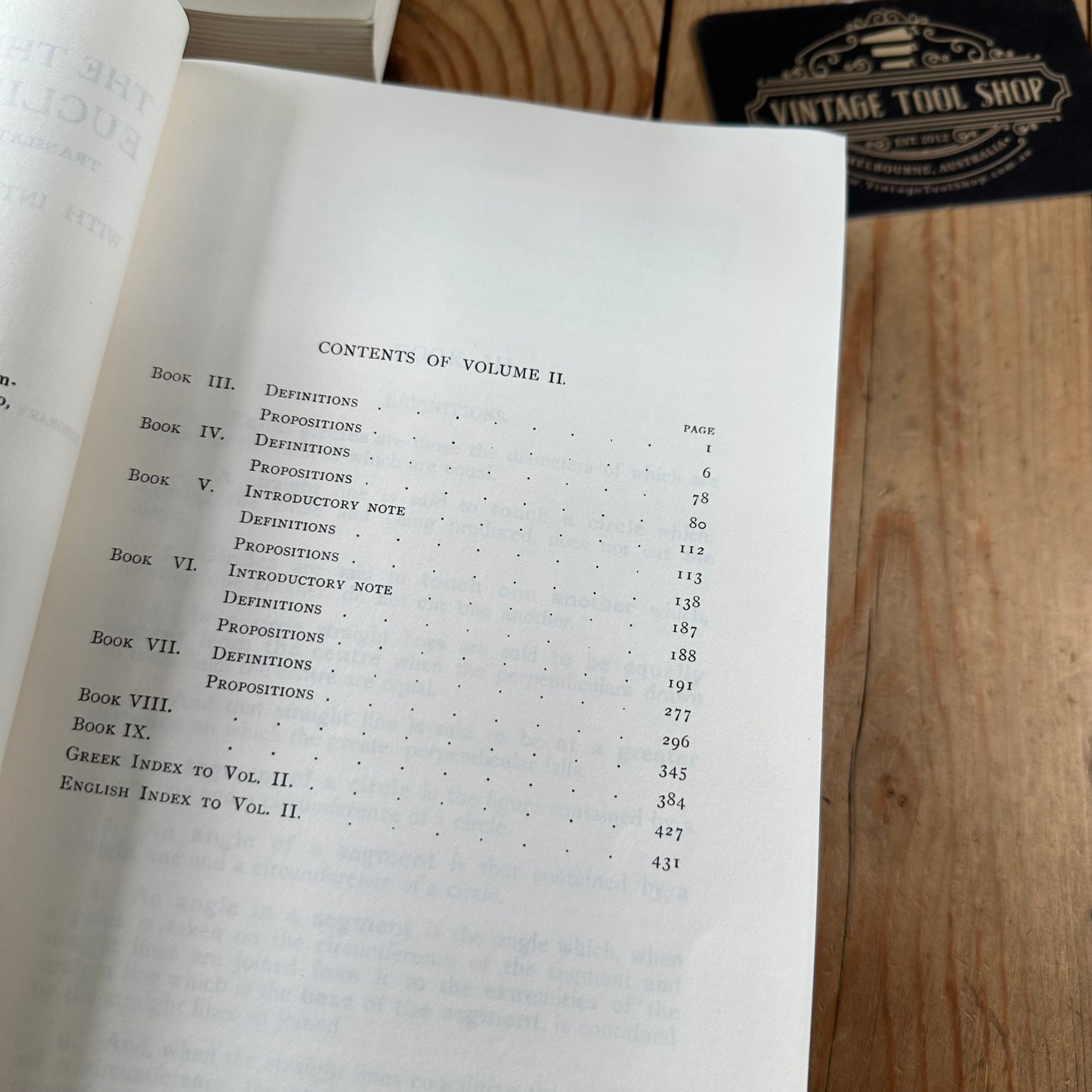 XBN2 Vintage Vol 1 & 2 BOOKS EUCLID The 13 Books of the ELEMENTS translated by Sir T.L.Heath