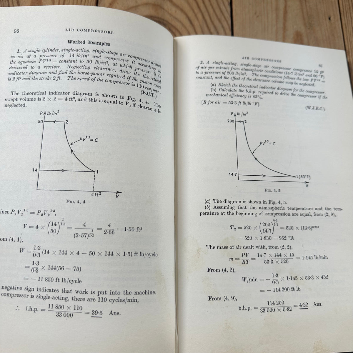 XBN211 Vintage BOOK PROBLEMS in HEAT ENGINES by A.J.Richmond ex RMIT Central Library