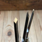 H2459 ICONIC! Vintage set of 6 x TITAN AUSTRALIA No:101 Registered Firmer CHISELS