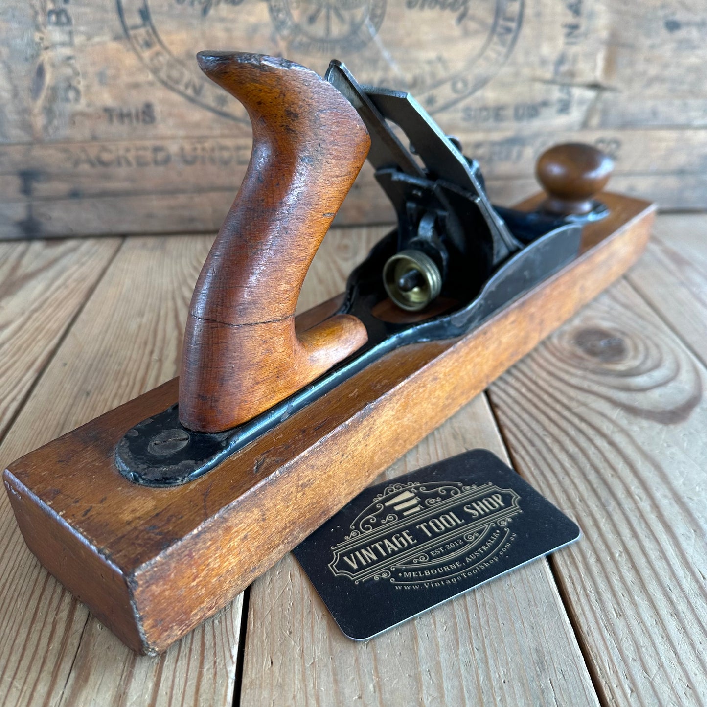 N1225 Antique STANLEY Rule & Level No.26 transitional plane