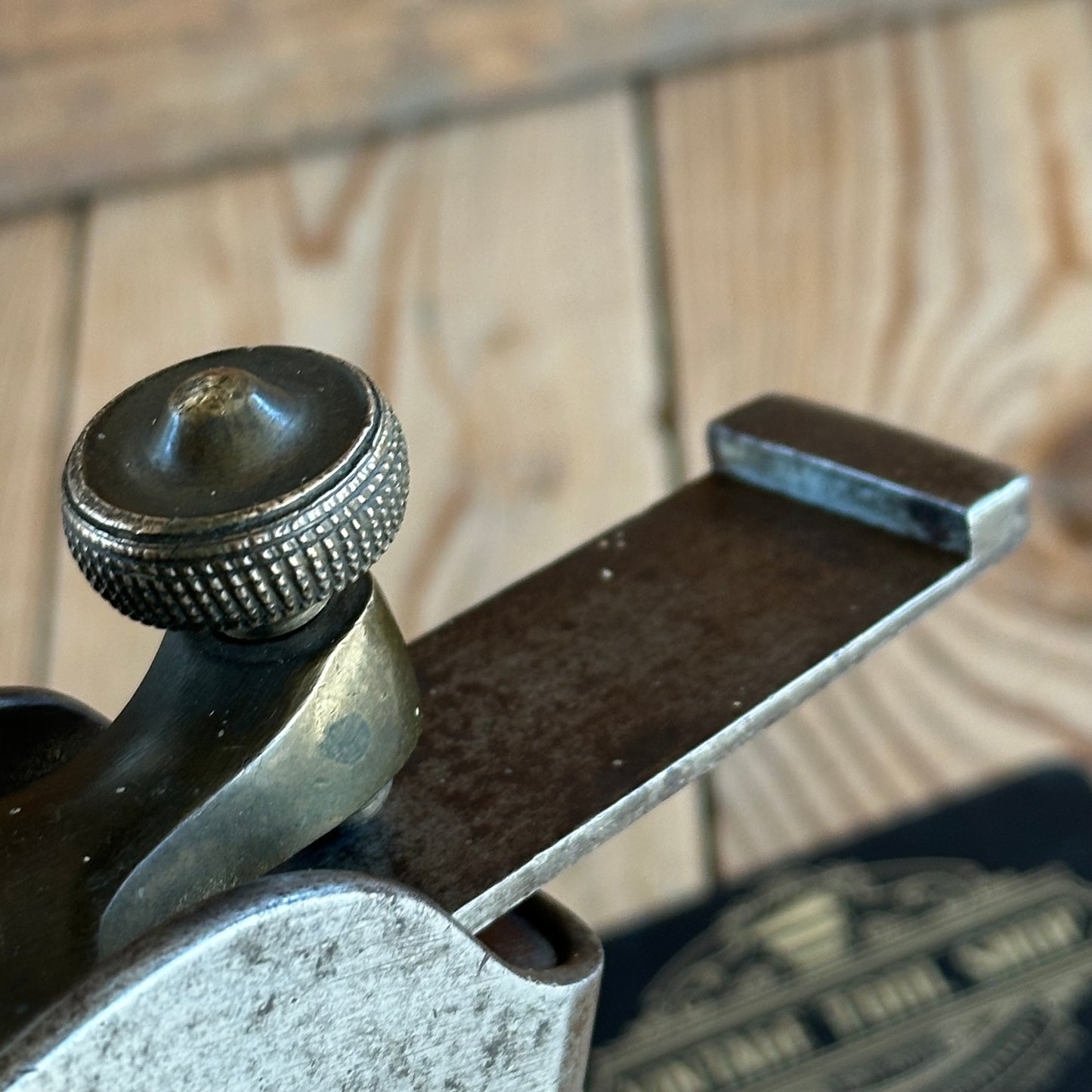 SOLD. H2069 RARE Antique BUCK THUMB PLANE