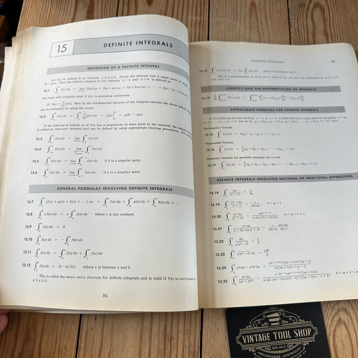 XBN135 Vintage 1997 BOOK Schaum’s MATHEMATICAL HANDBOOK by M.R.Spiegel