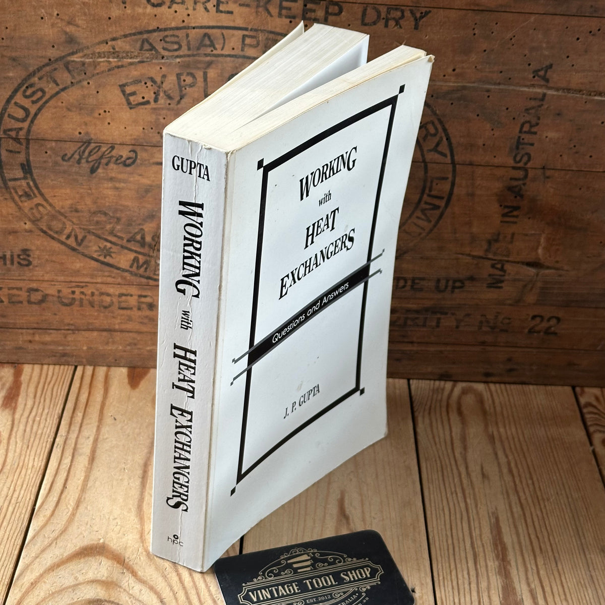 N2014 Vintage 1986 BOOK WORKING With HEAT EXCHANGERS Q&A by J.P.Gupta