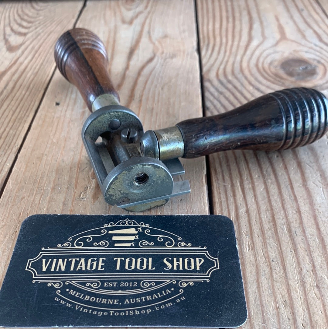 SOLD T8628 Vintage STANLEY Sweetheart USA No.67 UNIVERSAL SPOKESHAVE spoke shave Rosewood handles