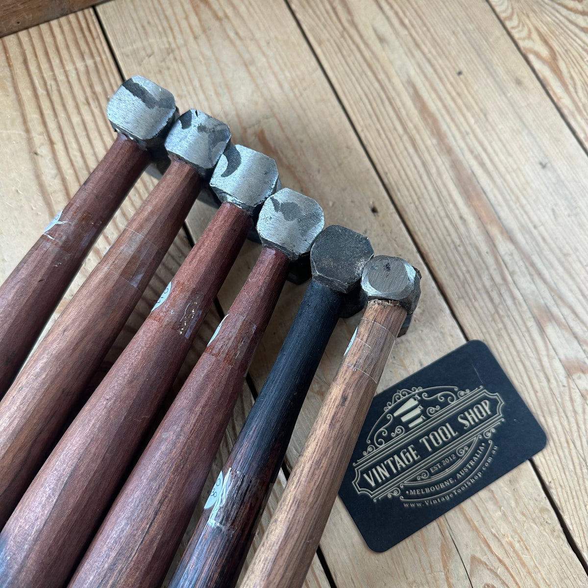 JMB Blacksmith made SMALL HAND FORGED 1045 steel DOG HEAD HAMMERS. Made by Jacob Marcus BONESAW