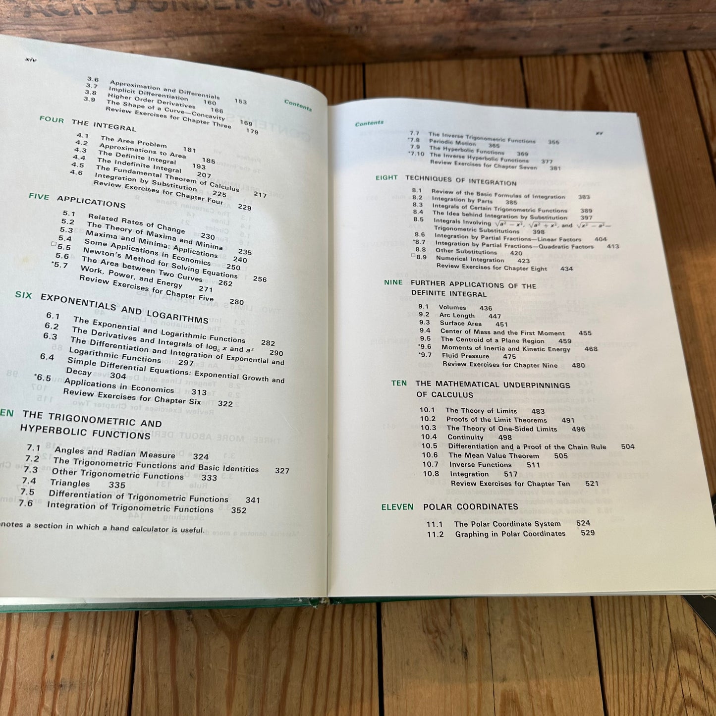 XBN38 Vintage 1977 CALCULUS BOOK by Stanley I.Grossman