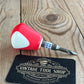 TR135 Repurposed Red/white “11” POOL BALL awl by Tony Ralph