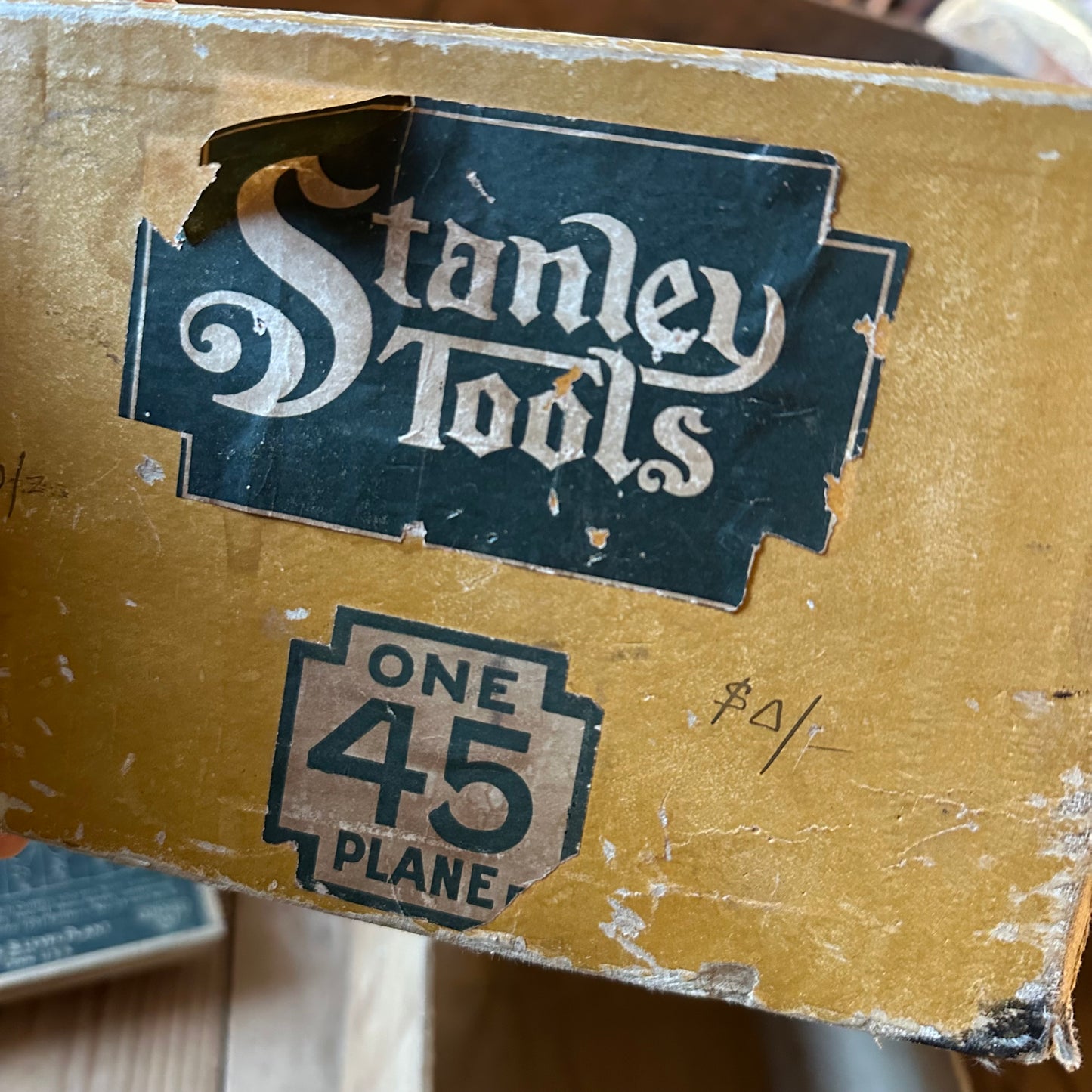 H2491 Vintage STANLEY USA Sweetheart era No.45 Combination PLANE with cutters