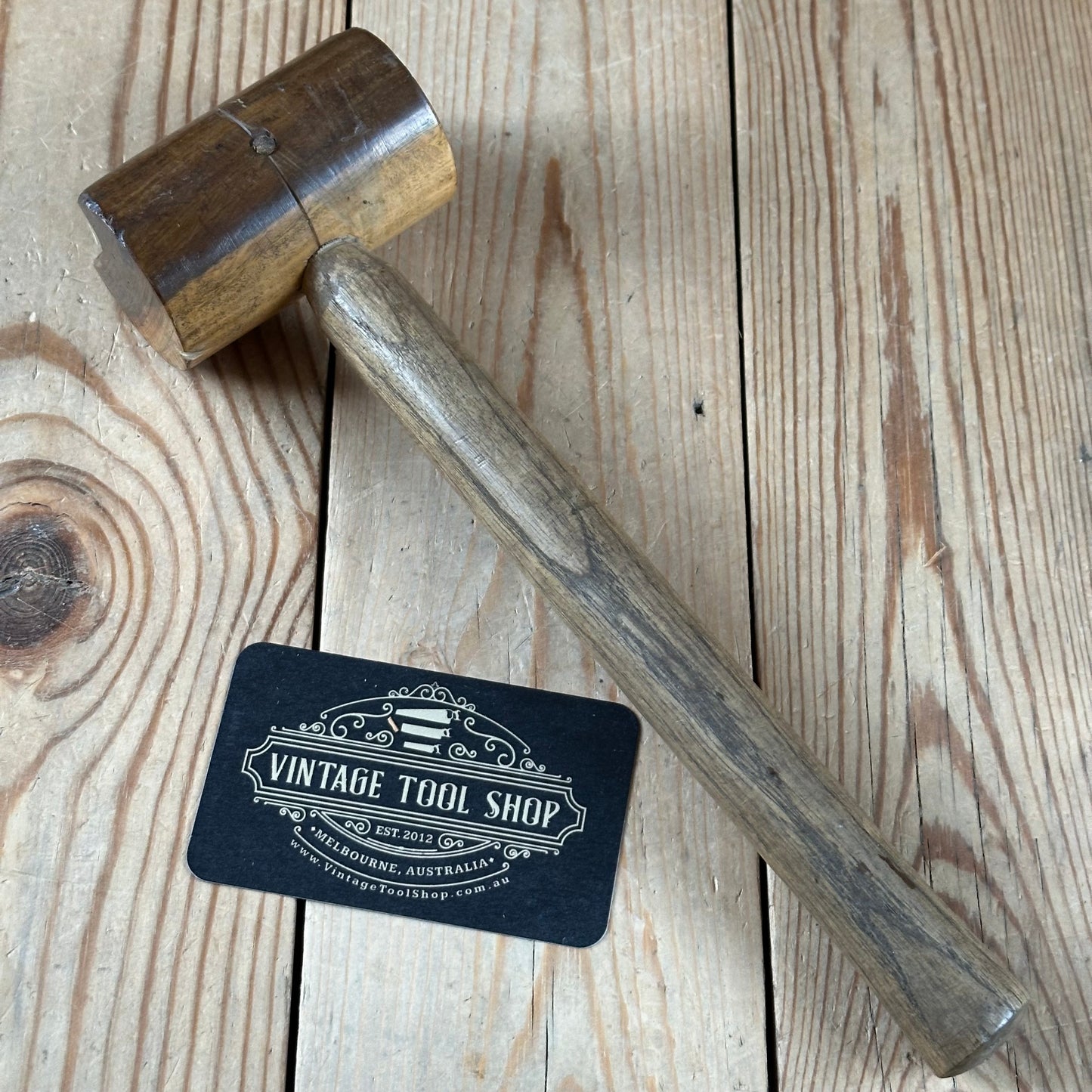H2456 Vintage SAILMAKERS Lignum Vitae SERVING MALLET