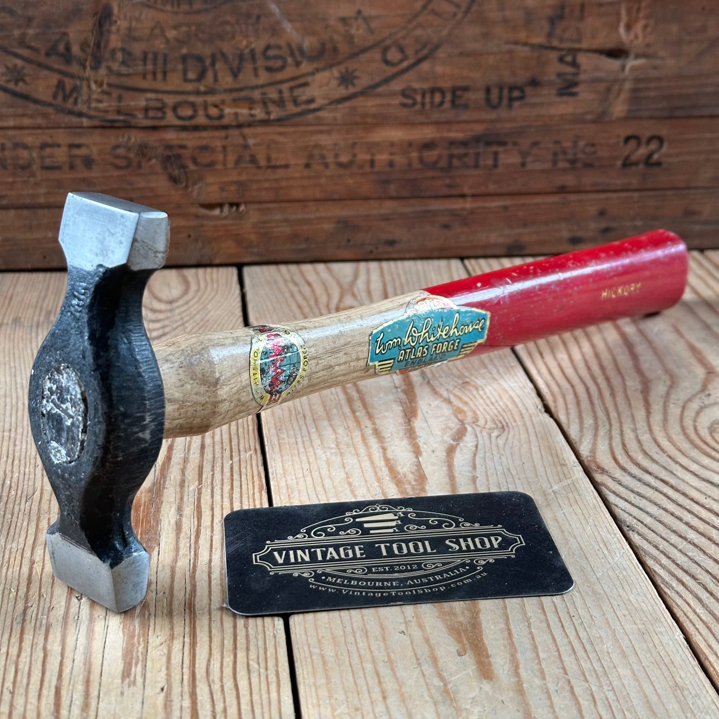 SOLD. D1841 Vintage WHITEHOUSE England Jewellers Metalworking HAMMER