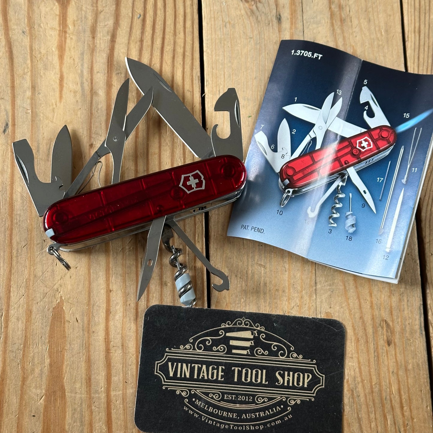 K63 ULTRA RARE! Vintage Collectable Victorinox SWISS FLAME SWISS ARMY KNIFE