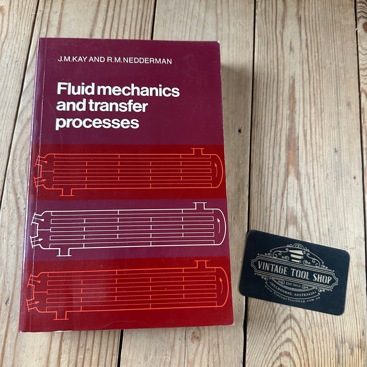 XBN147 Vintage 1988 BOOK FLUID MECHANICS And TRANSFER PROCESSES by J.M.Kay & R.M.Nedderman