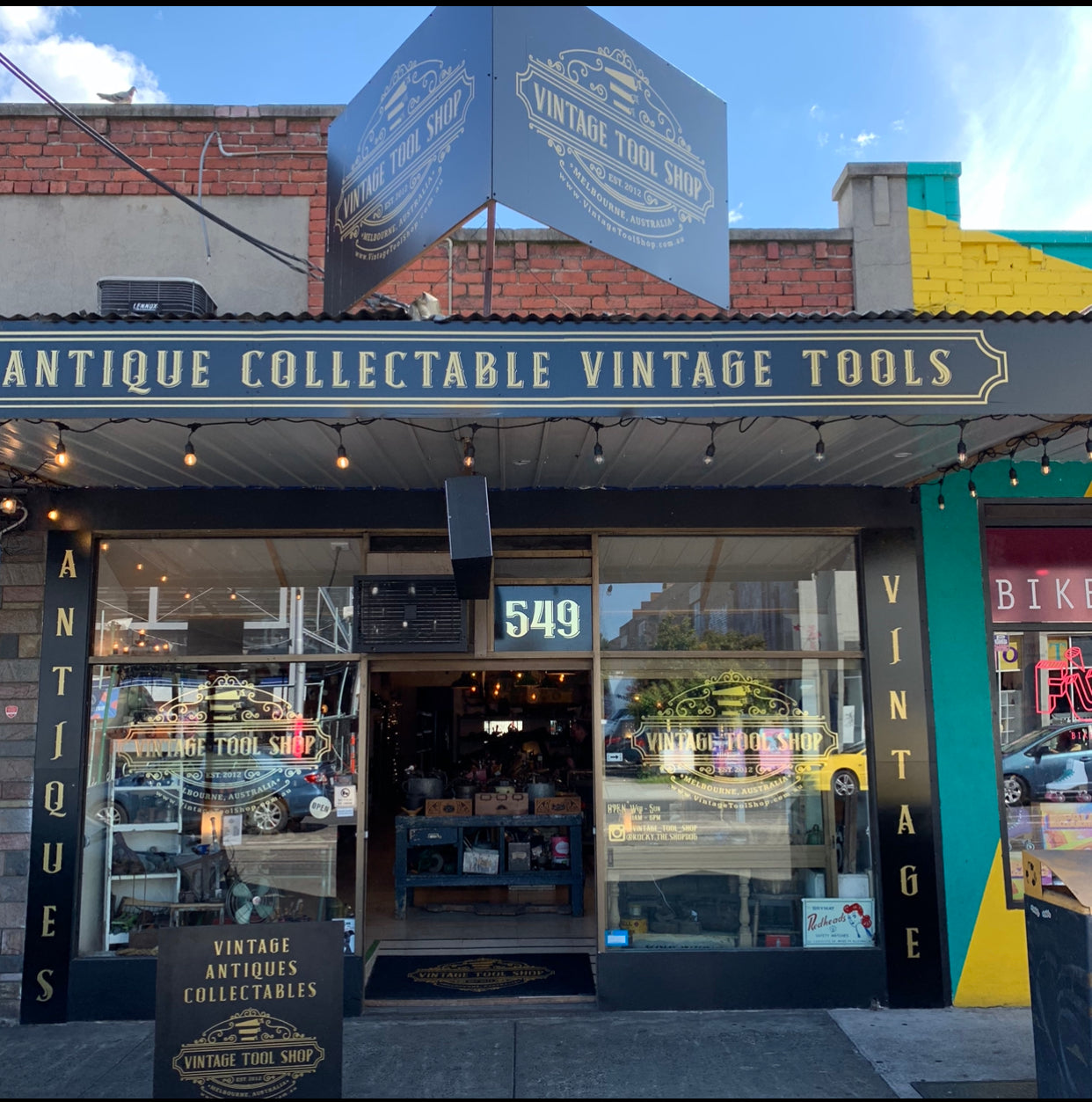 Vintage Tool Shop antique tools hand shop Northcote Melbourne Victoria Australia