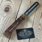 H2476 CLEAN! Vintage Rosewood & brass 10” BEVEL