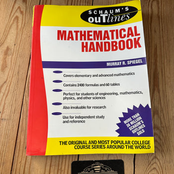 XBN135 Vintage 1997 BOOK Schaum’s MATHEMATICAL HANDBOOK by M.R.Spiegel