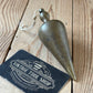 H2524 Vintage large brass TEARDROP PLUMB BOB