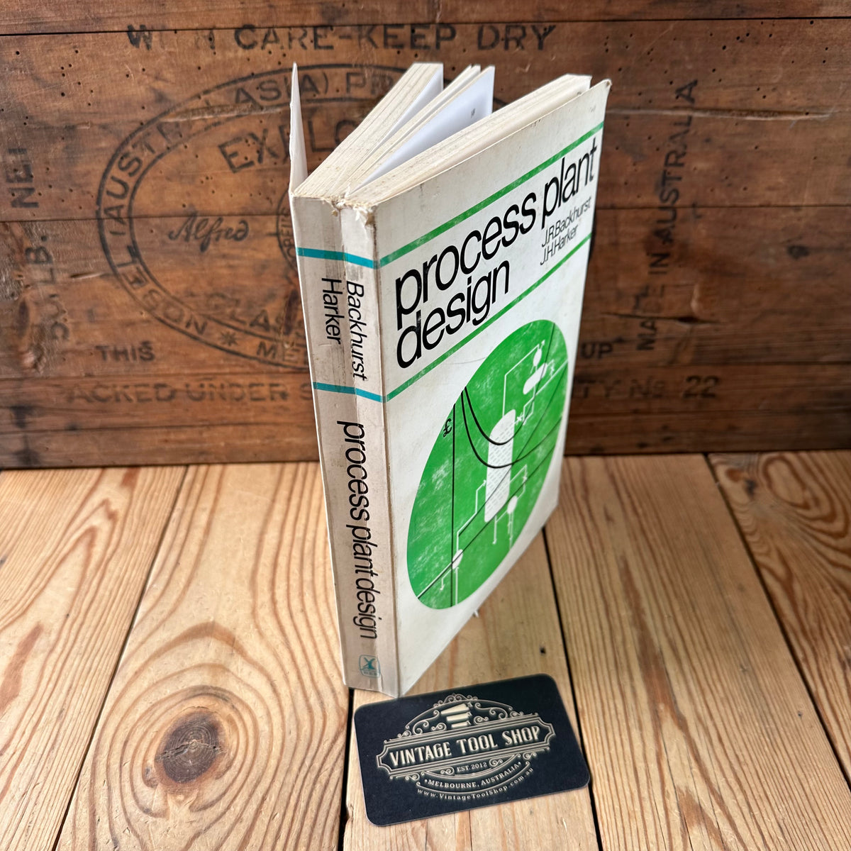 N2028 Vintage BOOK PROCESS PLANT DESIGN by J.R.Backhurst & J.H.Harker
