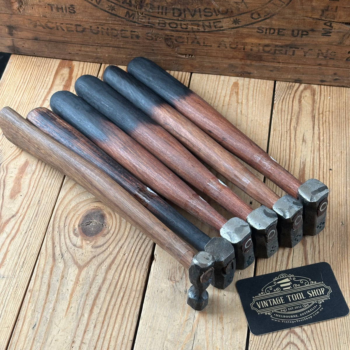 JMB Blacksmith made SMALL HAND FORGED 1045 steel DOG HEAD HAMMERS. Made by Jacob Marcus BONESAW